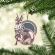 Love Zodiac Capricorn Christmas Mica Ornament