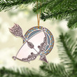 Love Zodiac Sagittarius Christmas Mica Ornament