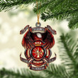 Firefighter Mica Ornament