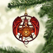 Love Dragon Christmas Mica Ornament