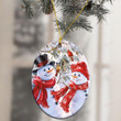 Love Christmas Ceramic Ornament