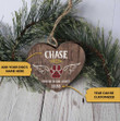 Personalized Dog Forever In Our Heart Ornament