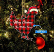 Personalized Merry Chickmas Ornament