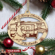 Personalized Camping Fifth Wheel Christmas Ornament PANORN0045