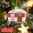 Personalized Camping Shape Ornament