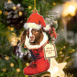 Goat Christmas Shape Ornament