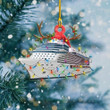 Cruise Christmas Lights Shape Ornament PANORN0116