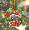 Goats Funny Christmas Shape Ornament PANORN0117