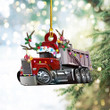 Dump Truck Christmas Light Shape Ornament PANORN0025