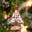 Baseball Christmas Tree Shape Ornament