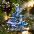 Merry Flippin Mas Shape Ornament