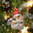 Hamster Christmas Light Shape Ornament PANORPG0022