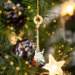 Electric Guitar Christmas Light Shape Ornament