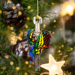 Lgbt Christian Cross Christmas Lights Shape Ornament