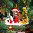 Boston Terrier Christmas Ornament 6