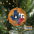 Personalized Texas Christmas Ornament