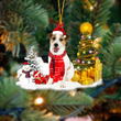 Jack Russel Terrier Christmas Ornament 5