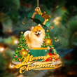 Pomeranian Christmas Ornament 5