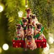 Pug Christmas Ornament 3