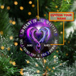 Personalized Couple Mystery Christmas Ornament