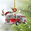 Firefighter Truck Christmas Ornament