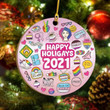 LGBT Happy Holigays Ornament
