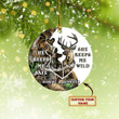 Personalized Deer Couple Christmas Ornament