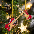Guitar Bass Christmas Ornament