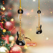 Personalized Guitar Bass Christmas Ornament