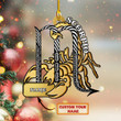 Personalized Scorpio Christmas Ornament