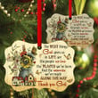 Gorgeous Tree House Aluminium Ornament - The Best Things God Gives Us Are People We Love