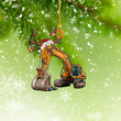 Excavator Christmas Ornament