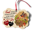 God Created My Most Favorite Place In The World - Lovely Personalized Aluminium Ornament