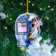 Welding Helmet Christmas Ornament