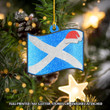 Scotland Flag Christmas Ornament PANORPG0326