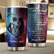 Personalized Jack And Sally Halloween Couple Tumbler When I Say I Love You More