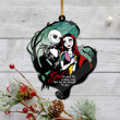 Jack And Sally Ornament God Blessed The Broken Road