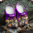 Personalized Horror Movies Halloween Crocs Classic Clogs Shoes Purple PANCR1215