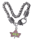 Alpha Kappa Alpha AKA 1908 Jewelry Wire Bracelet