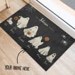 Personalized Family Name Halloween Welcome Doormat