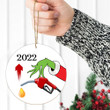 2022 Oil Grinch Christmas Ornament