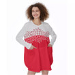 Christmas Sweater Dress Snowflake Loose Long