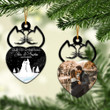 Personalized Christmas Couple Ornament Cat