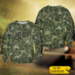 Personalized Jeep Sweatshirt Camo