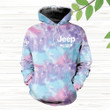 Personalized Jeep Girl Hoodie Tie Dye PAN3HD0220