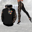 Personalized Jeep Hoodie Legging Set Girl Colorful Triangle
