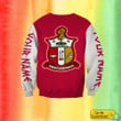 Personalized Kappa Alpha Psi Crew Black Fraternity Sweatshirt
