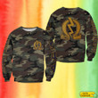 Personalized Omega Psi Phi Black Fraternity Sweatshirt PAN3SS0015