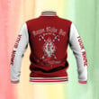 Personalized Kappa Alpha Psi Black Fraternity Baseball Jacket PANBBJ0010