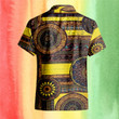 African Dashiki Tribal Floral Fabric Print Hawaiian Shirt